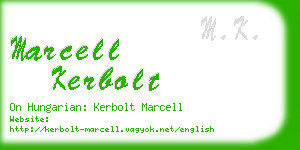 marcell kerbolt business card